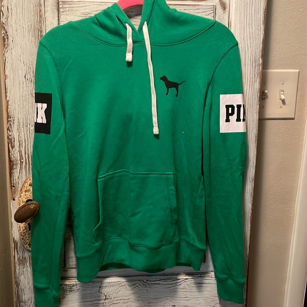 Victoria Secret Pink Sweatshirt Kelly Green